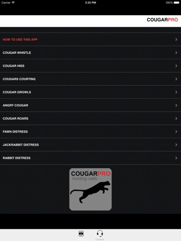 REAL Cougar Calls & Cougar Sounds for Hunting - BLUETOOTH COMPATIBLE screenshot 2