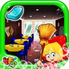 Activities of Fast Food Restaurant Wash - Clean up the messy kitchen & dishes in this kid’s game