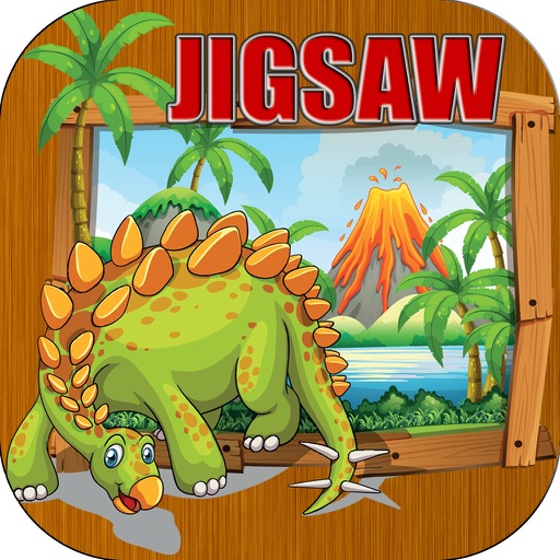 Dinosaur Puzzles For Kids iOS App