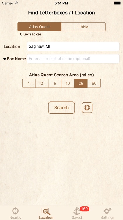 Clue Tracker for Letterboxing