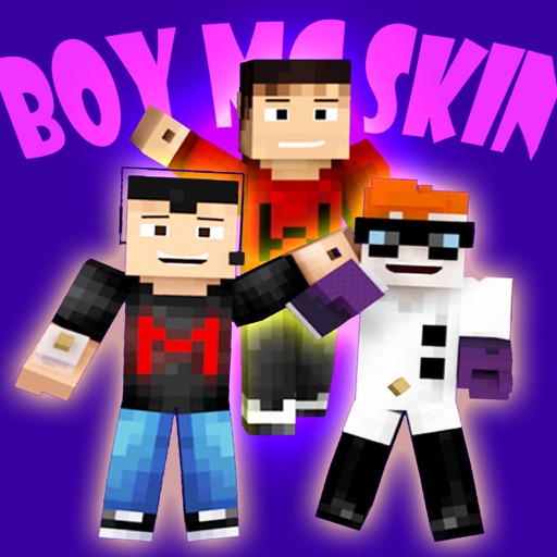 Boy Skin.s Creator for PE - Pixel Texture Simulator & Exporter for Mine.craft Pocket Edition Lite Icon