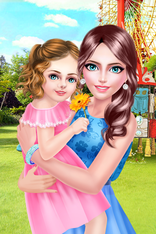 Mommy & Daughter Summer Fun Salon - Holiday Spa, Makeup Dressup Game for Girls screenshot 2