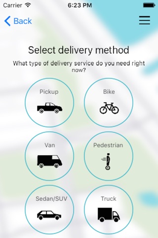 Ontugo – Marketplace for local delivery services screenshot 2