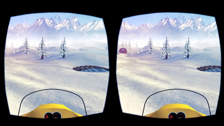 Snowmobile Simulator : VR Game for Google Cardboard screenshot-4