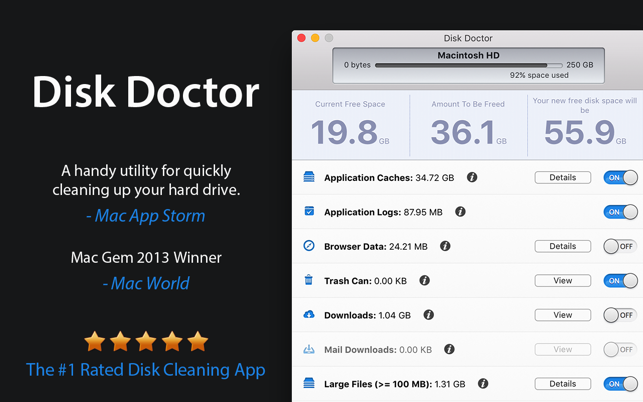 ‎Disk Doctor: System Cleaner Screenshot