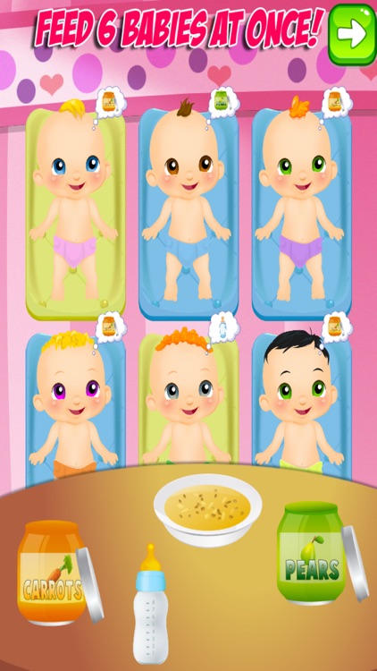 Newborn Baby Sextuplets - My Six New Baby Infant Care & Mommy Pregnancy Games screenshot-3