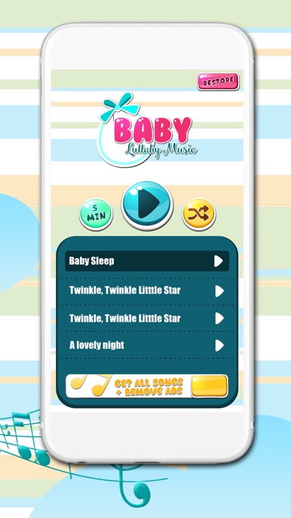 Baby Lullaby Music – Nursery Rhymes For Kids of All Ages with White Noise Sounds in Sweet Collection