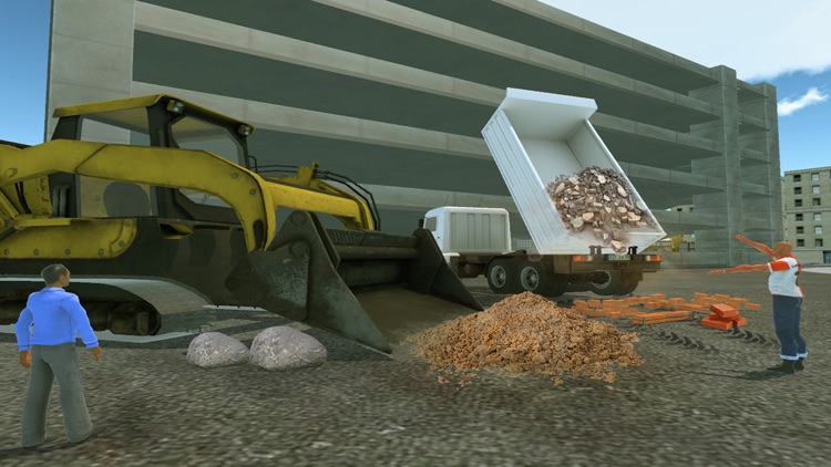 Real City Crane excavator operator simulator : Enjoy Dump truck, Drive Heavy Construction Material & Transport vehicle screenshot-3