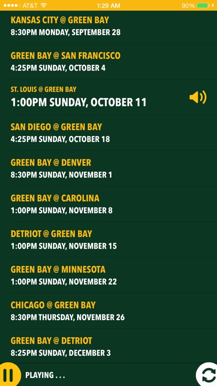 Green Bay Football Live - Radio, Score & Schedule