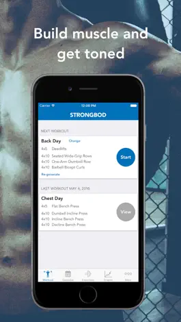 Game screenshot StrongBod - Free personal trainer and gym workout planner app for personalized fitness routines mod apk