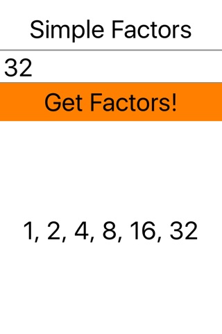 Simple Factors screenshot 2