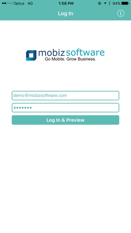 MoBiz App Previewer