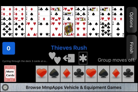 40 Thieves Rush Solitaire screenshot 2