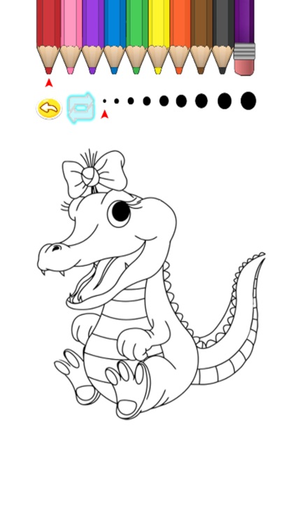 Kids Coloring Book - Cute Cartoon Ayukawa screenshot-3