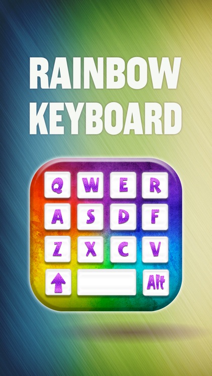 Rainbow Keyboard Skins for iPhone – Custom Keys + Color.ful Themes + Fancy Fonts