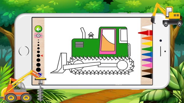 Tractor Coloring Book - Trucks & Construction Vehicles Color(圖3)-速報App