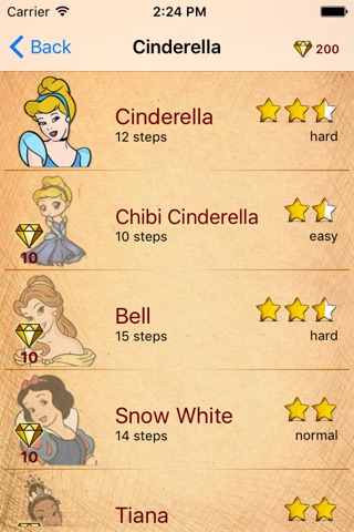 Drawing for Cinderella Beauties screenshot 2