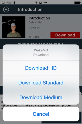 WAKE MD for iPhone screenshot 3