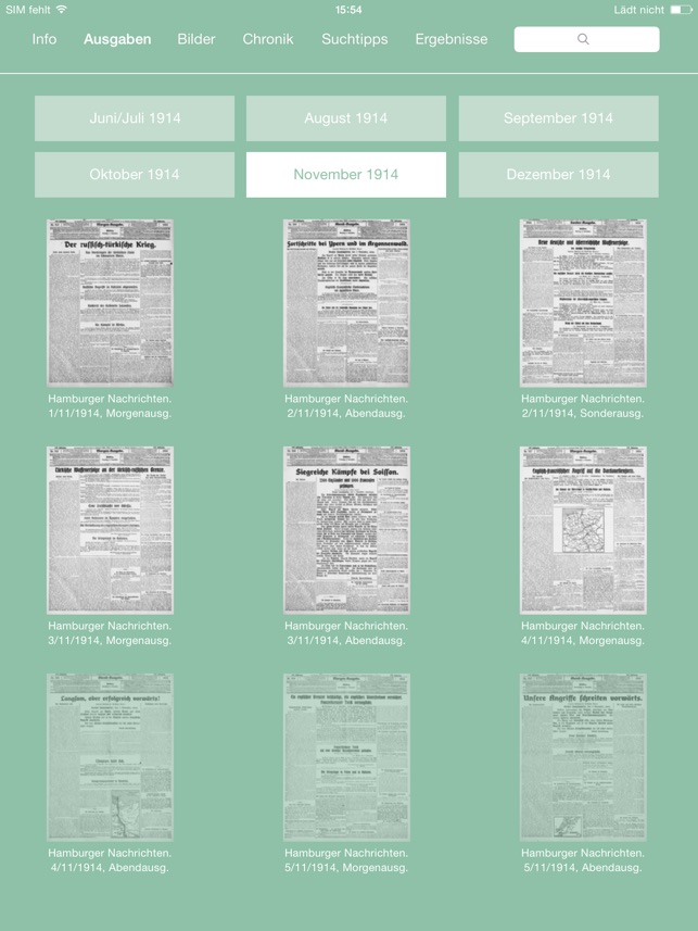 Weltbrand 1914 - Bilder und Berichte aus Hamburger Zeitungen(圖2)-速報App