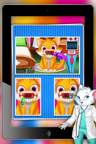 Little Kitty Dental Clinic - pet animal dentist office with braces screenshot 2