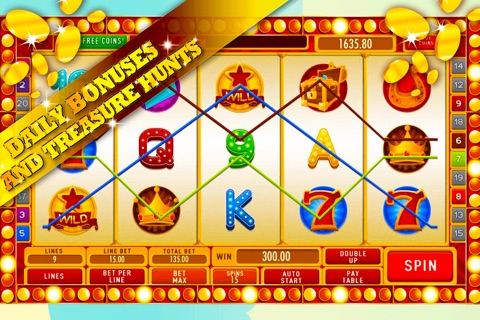 Golden Gem Slots: Join the glorious jackpot quest and win lots of digital silver coins screenshot 3