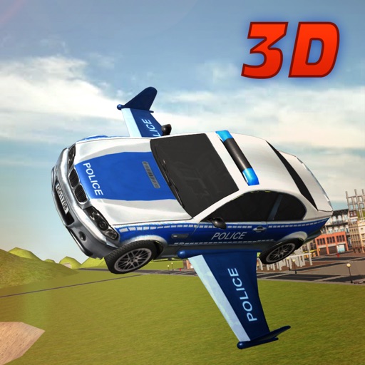 Flying Real police car driver simulator Icon