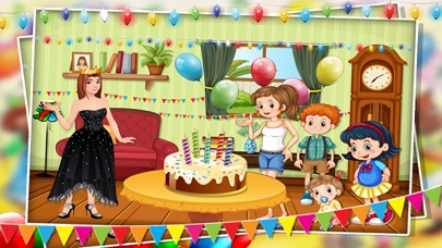 How to cancel & delete Princess Birthday Party Celebration - Cleaning and Dressup Games For Girls from iphone & ipad 3