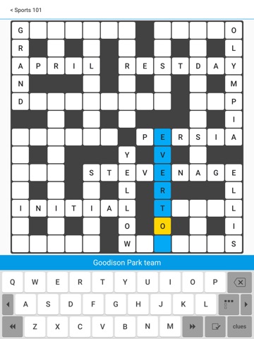Crosswords screenshot 2