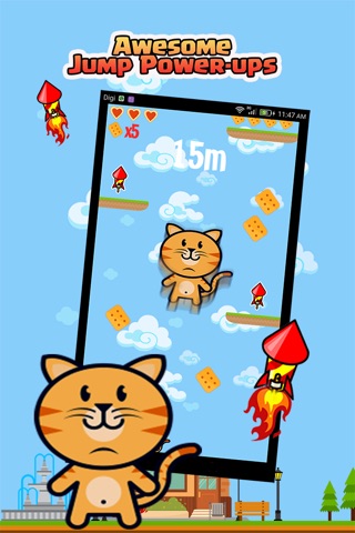 Cookie Hungry Cats Jump screenshot 3
