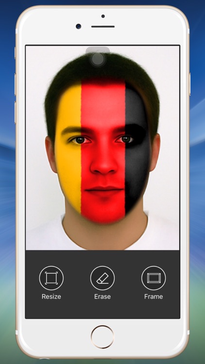 Flag Face Germany