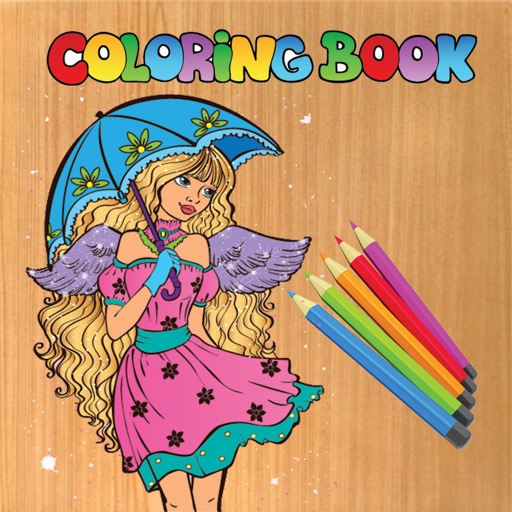 Kids Coloring Book Princess - Educational Learning Games For Kids And Toddler iOS App