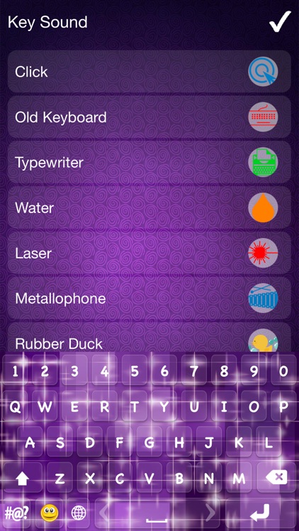 Sparkle Keyboard Skins – Girly Keyboards Changer with Glitter Background.s and Fonts screenshot-3