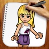 Easy Draw Lego Friends Edition