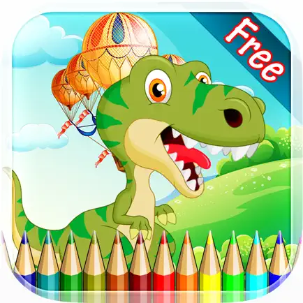 Dinosaur Coloring Book HD 1 - All in 1 Dino Drawing and Painting Colorful for kids games free Cheats