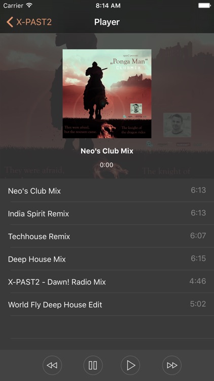 for X-PAST2 - Music Player