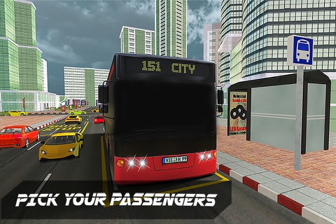 Coach Bus Simulator 2016 – Extreme PRO City Driving and Parking Challenge screenshot 4