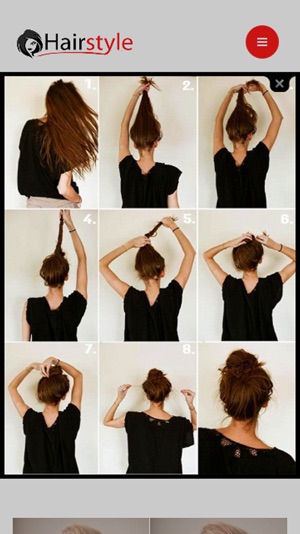 Easy Hairstyles Step by Step Pictures(圖4)-速報App