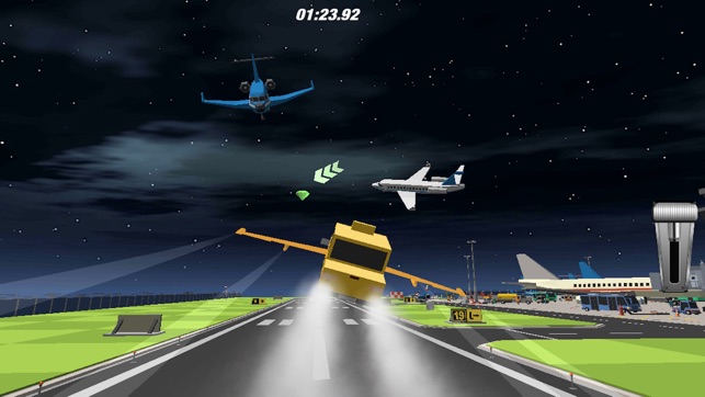 Airport Blocky Bus Flying Simulator: Extreme Air Stunts Pilo(圖4)-速報App