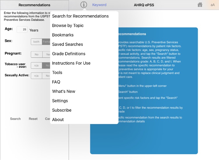 AHRQ ePSS for iPad screenshot-3