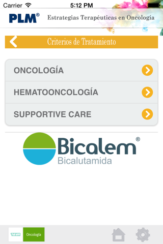 Criterios de Tratamiento en Oncología screenshot 3