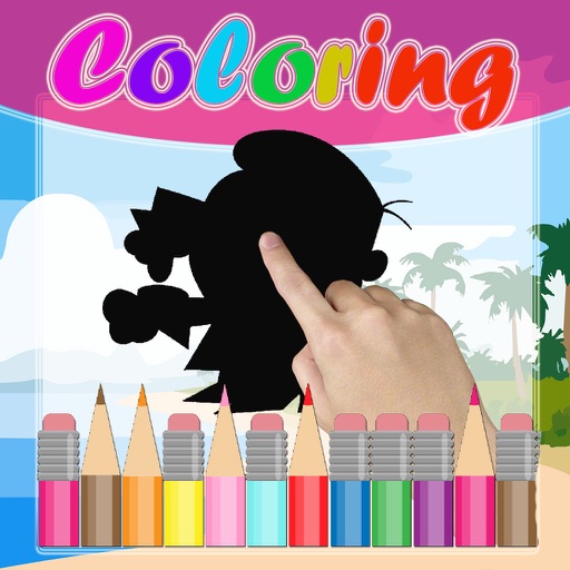 Paint Coloring Book Game Dexter Laboratory Edition Icon