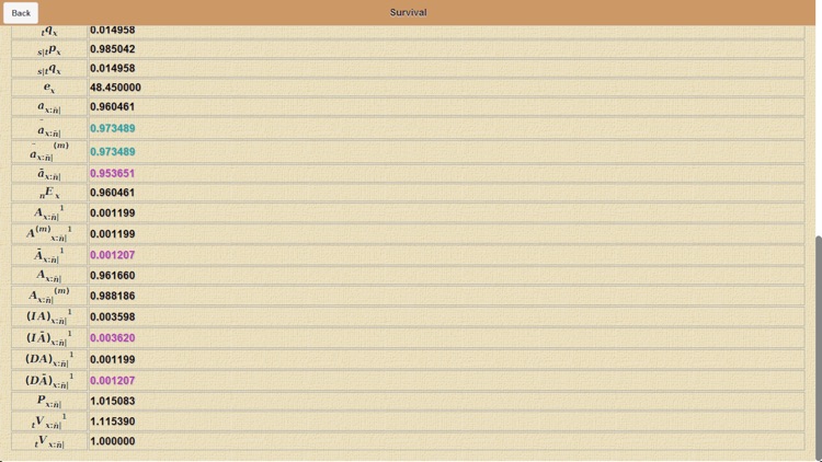 Actuarial Calculator screenshot-4