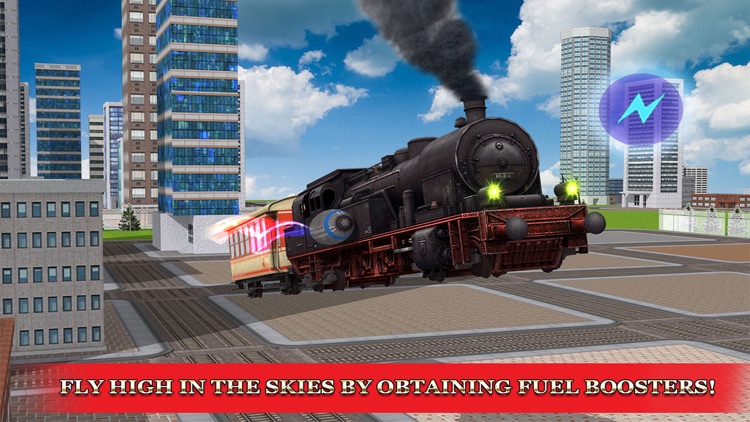 Flying Train 3D: Locomotive Fury screenshot-4