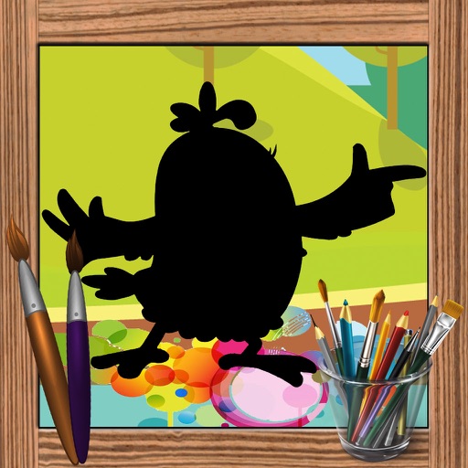 Coloring For Kids Galinha Paint Edition iOS App