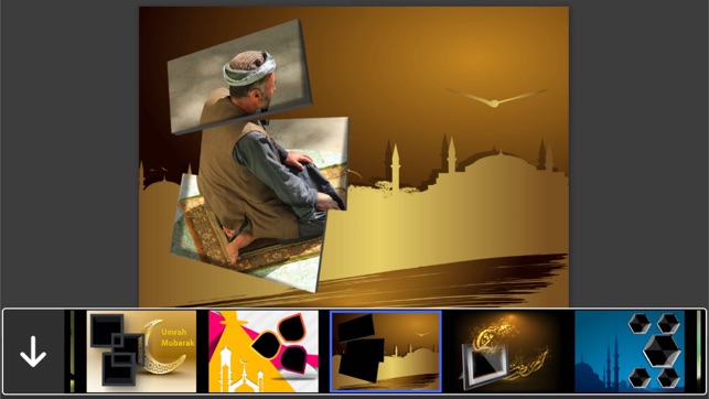 3D Umrah Photo Frame - Amazing Picture F