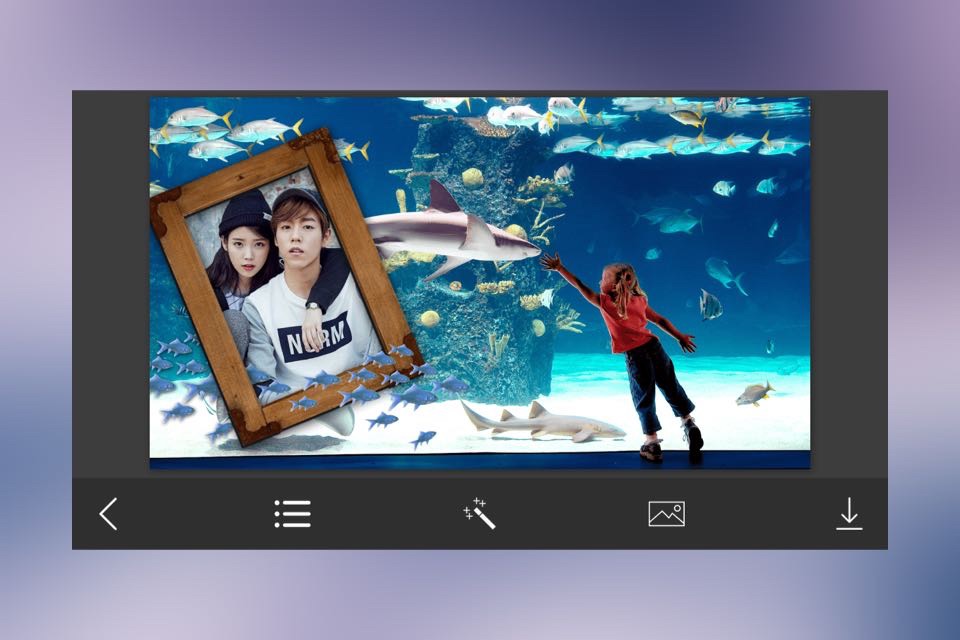 Aquarium Photo Frame - Lovely and Promising Frames for your photo screenshot 2