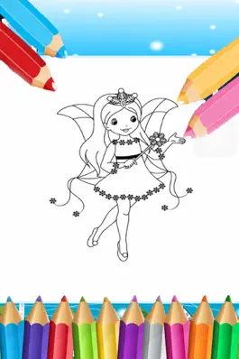 Game screenshot Draw Princess: Book Paint Color apk