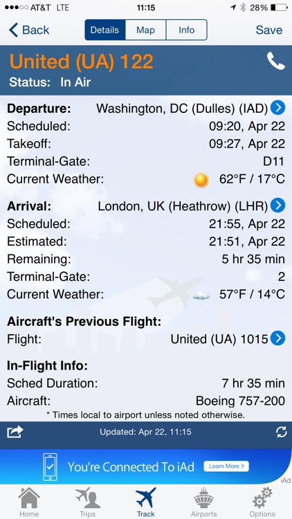 FlightView Free - Real-Time Flight Tracker and Airport Delay Status