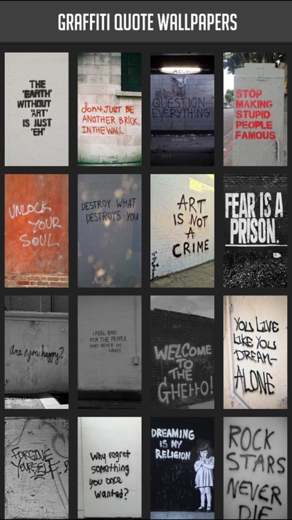 Graffiti Quote Wallpapers by Atlas Labs