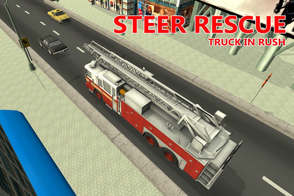 Fire Rescue Truck Simulator – Drive firefighter lorry & extinguish the fire screenshot 2